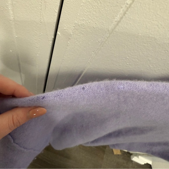 Free People Purple Pure Cashmere Ottoman Tunic - Picture 6 of 14